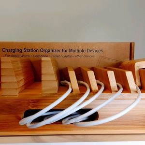 Wooden Multiple Charging Station